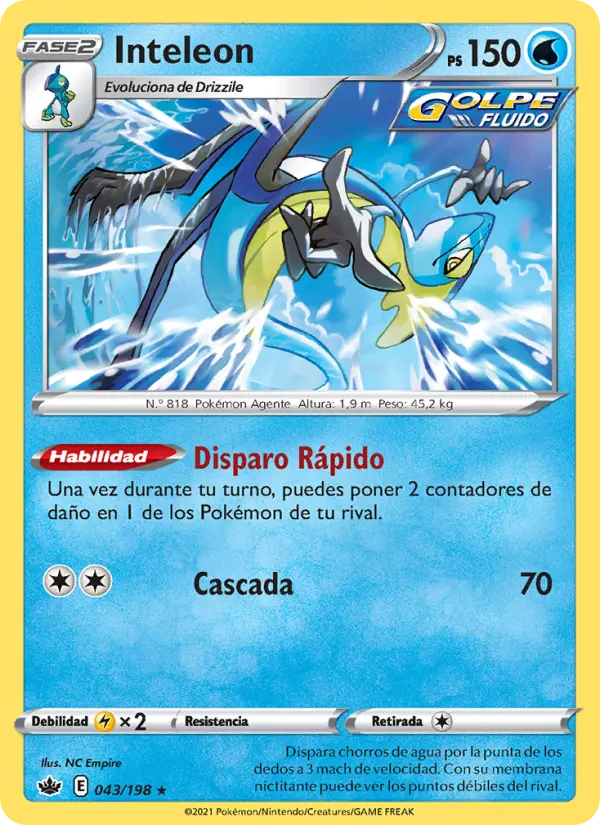 Inteleon, Reinado Escalofriante No. 43