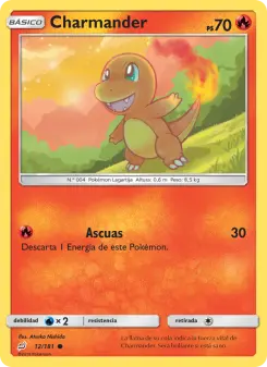 Charmander, Union de Aliados Nº 12 Normal