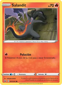 Salandit, Espada y Escudo No. 27 Normal