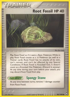 Root Fossil, Power Keepers No. 86 Normal