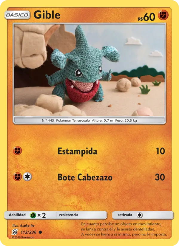 Gible, Mentes Unidas No. 112