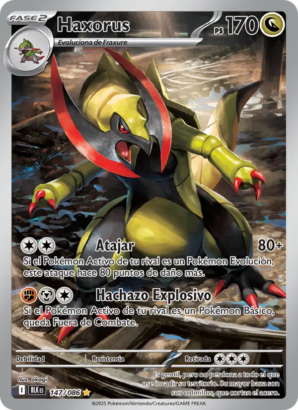 Haxorus, Fulgor Negro Nº 147