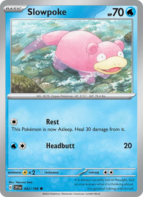 Slowpoke, Scarlet & Violet No. 042