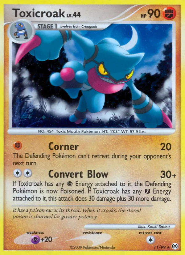 Toxicroak, Arceus Nº 11