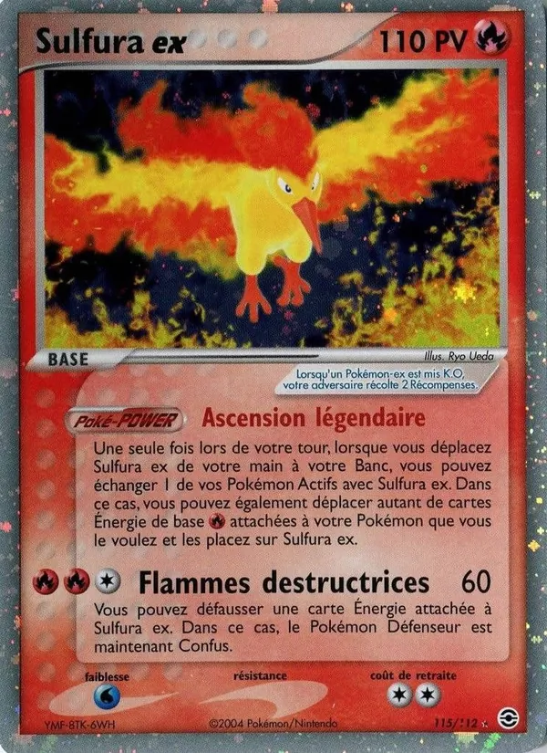 Sulfura ex, EX Rouge Feu & Vert Feuille Nº 115