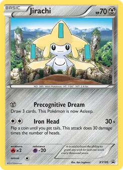 Jirachi, XY Black Star Promos No. XY195 Normal
