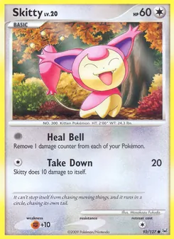 Skitty, Platinum Nº 93 Normal