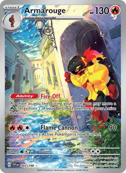 Armarouge, Scarlet & Violet No. 203 Holo