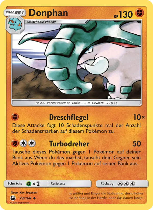 Donphan, Sturm Am Firmament Nº 73