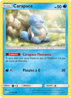 Carapuce, Duo de Choc No. 22 Normal