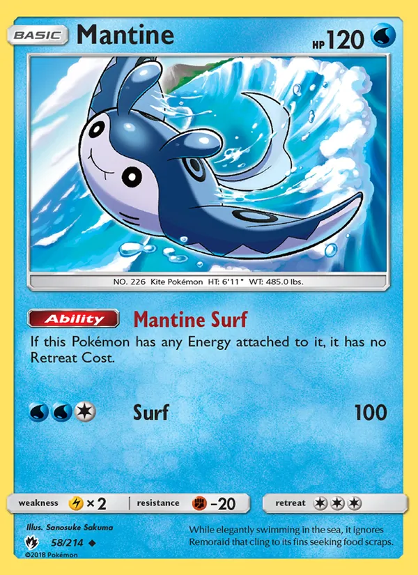 Mantine, Lost Thunder No. 58