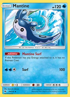 Mantine, Lost Thunder No. 58 Normal