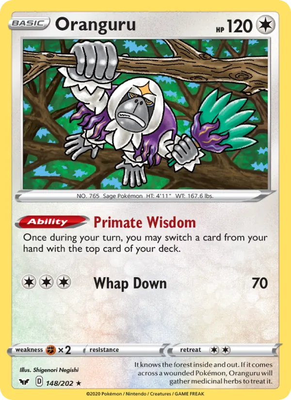 Oranguru, Sword & Shield No. 148