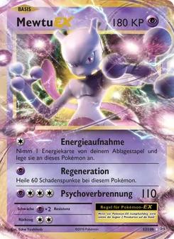 Mewtu EX, Evolution No. 52 Normal