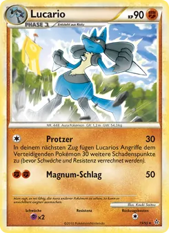 Lucario, Entfesselt Nº 19 Normal