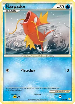 Karpador, HeartGold SoulSilver No. 72 Normal