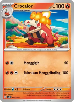 Crocalor, Sprigatito & Lucario ex No. 003 Normal