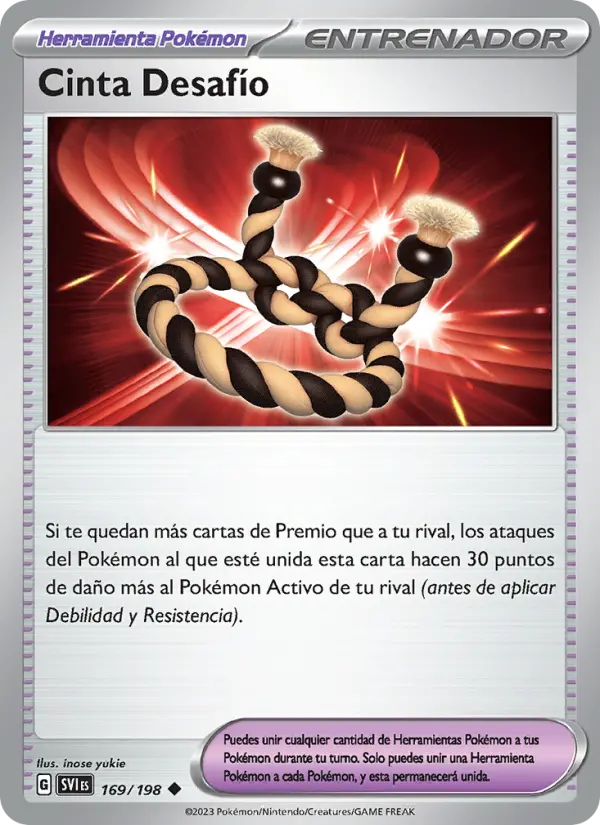 Cinta Desafío, Escarlata y Púrpura Nº 169