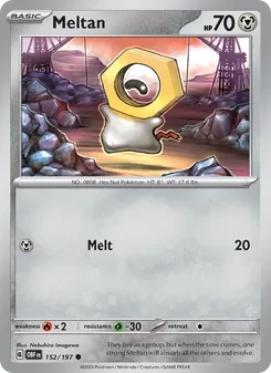 Meltan, Obsidian Flames Nº 152 Normal