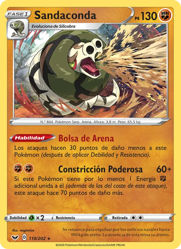 Sandaconda, Espada y Escudo No. 110