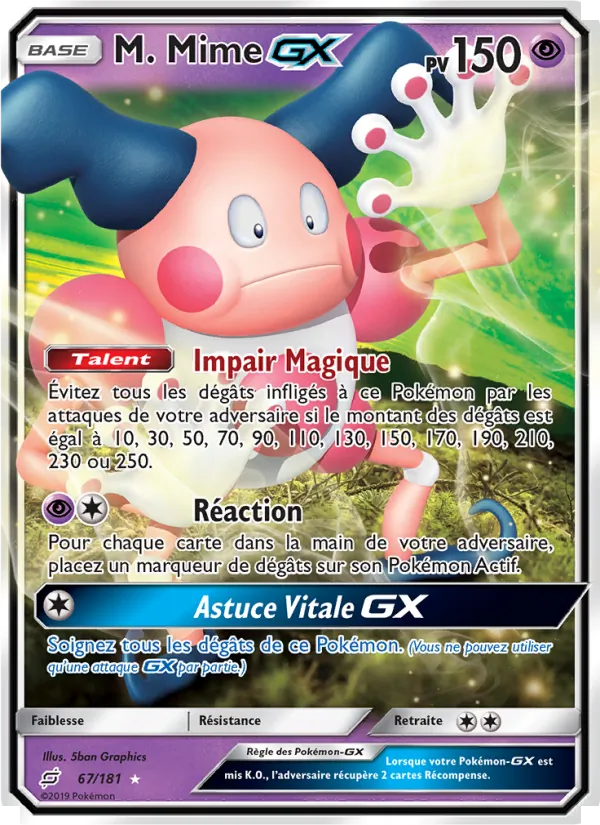 M. Mime GX, Duo de Choc No. 67