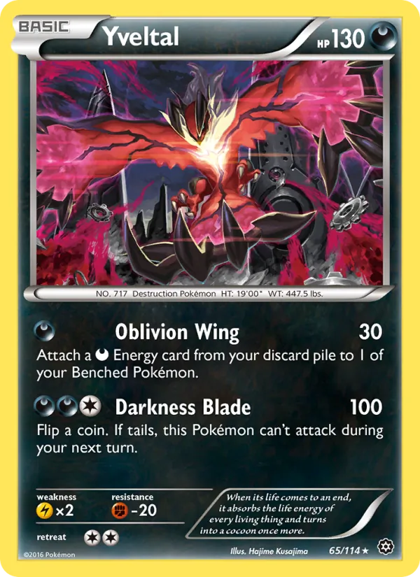 Yveltal, Steam Siege Nº 65