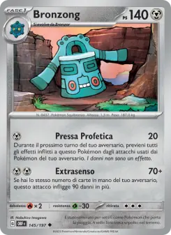 Bronzong, Ossidiana Infuocata No. 145 Normal
