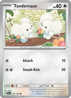 Tandemaus, Paldea Evolved No. 167 Normal