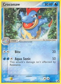 Croconaw, Unseen Forces Nº 38 Normal