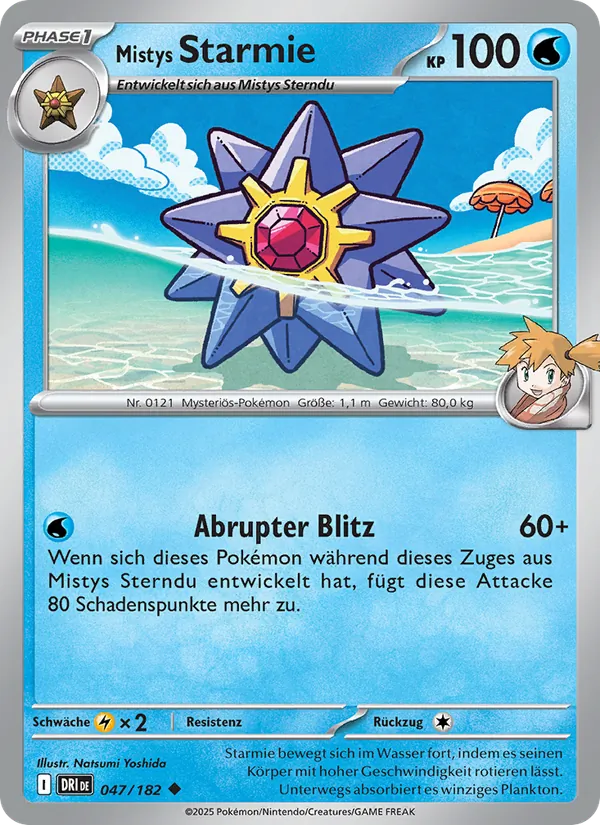 Mistys Starmie, Ewige Rivalen No. 047