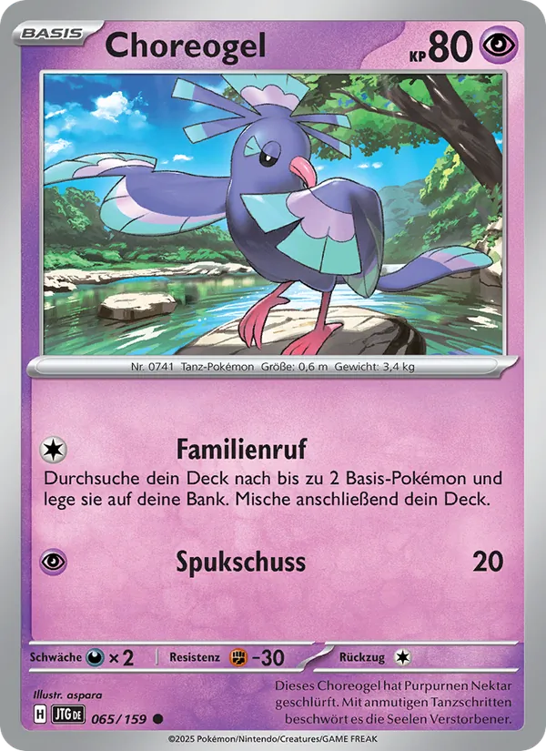 Choreogel, Reisegefährten No. 065