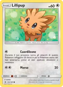 Lillipup, Sole e Luna No. 103 Normal