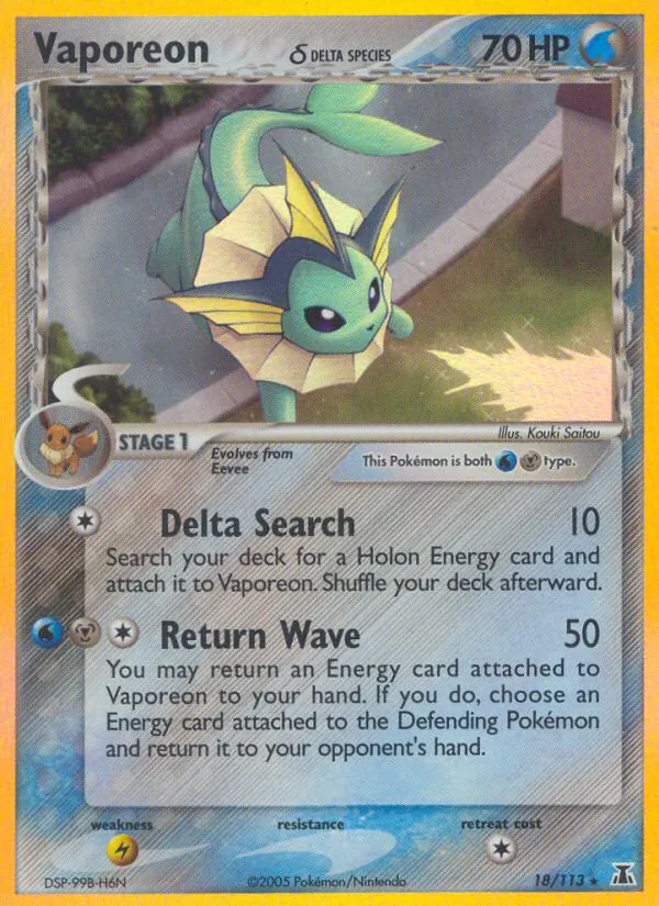 Vaporeon δ, Delta Species Nº 18