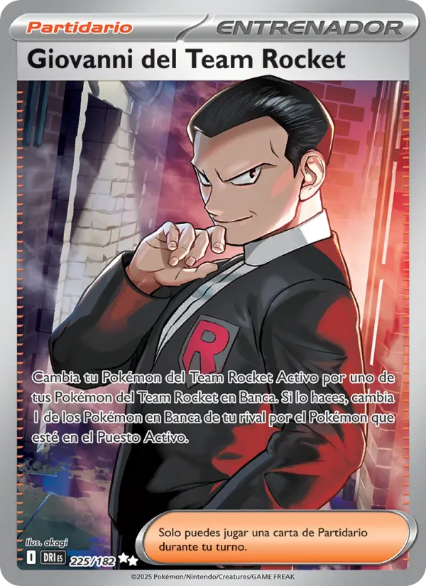 Giovanni del Team Rocket, Rivales Predestinados No. 225