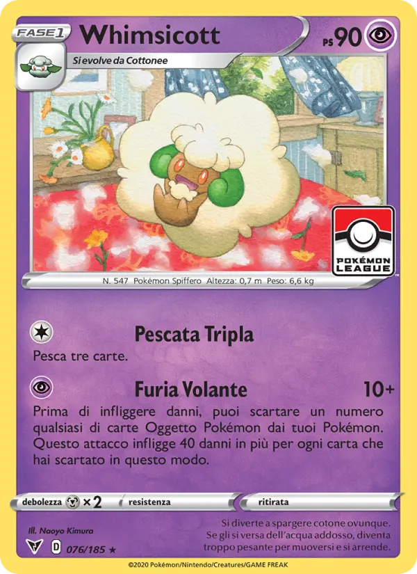 Whimsicott, Voltaggio Sfolgorante Nº 76