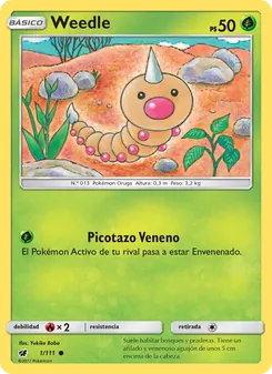 Weedle, Invasión Carmesí No. 1 Normal