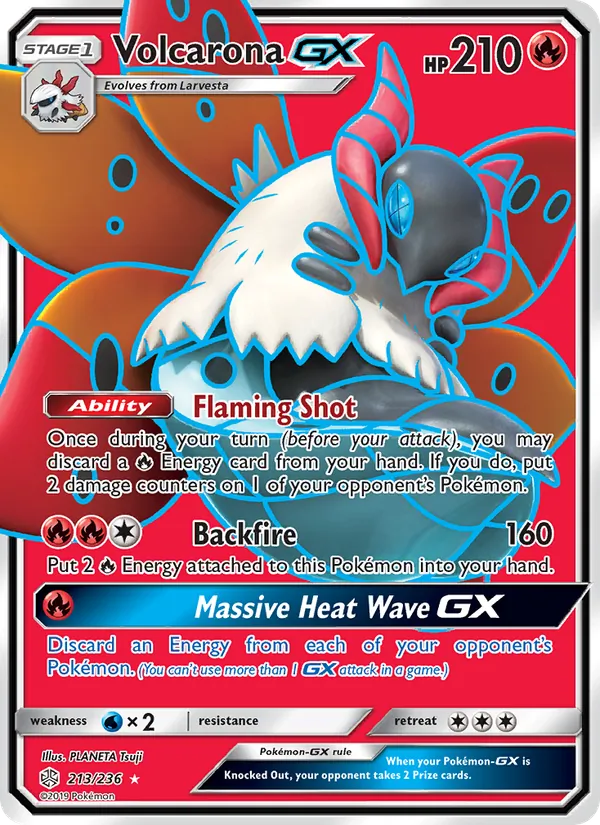 Volcarona GX, Cosmic Eclipse No. 213