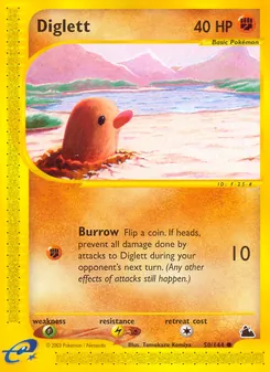 Diglett, Skyridge Nº 50 Normal