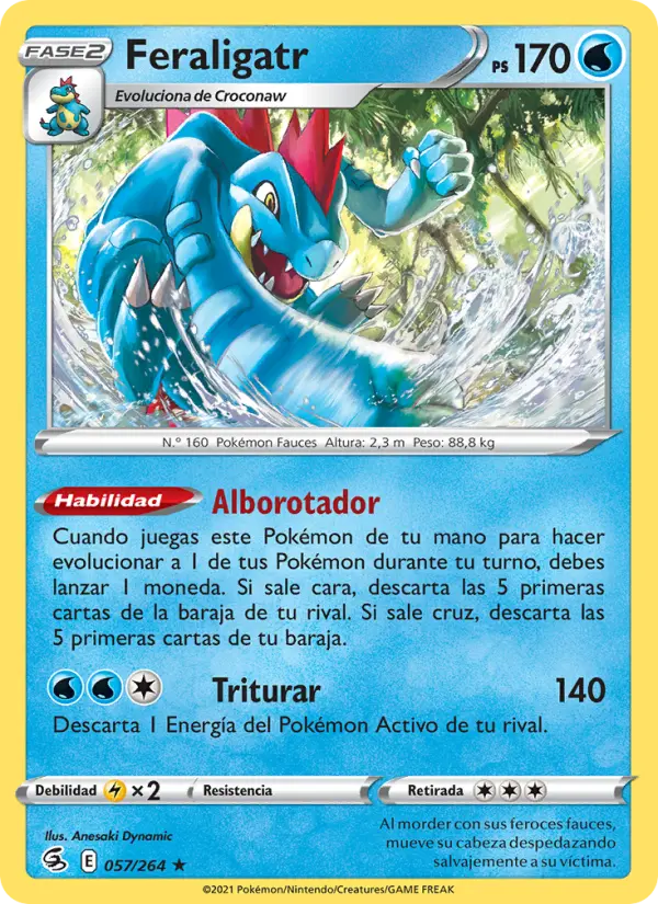 Feraligatr, Golpe Fusión Nº 57