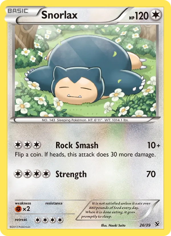 Snorlax, Kalos Starter Set No. 26