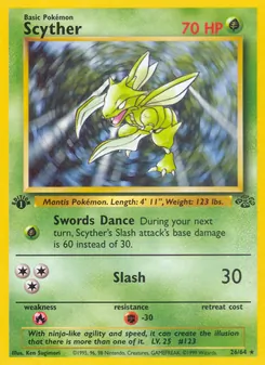 Scyther, Jungle Nº 26 Normal