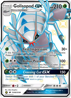 Golisopod-GX, Hidden Fates Shiny Vault Nº SV48 Normal