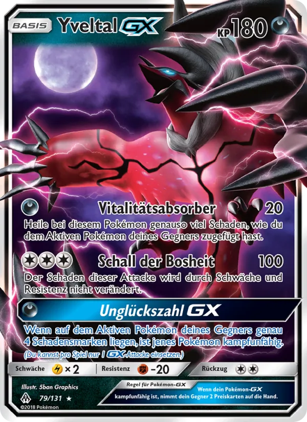 Yveltal GX, Grauen Der Lichtfinsternis No. 79