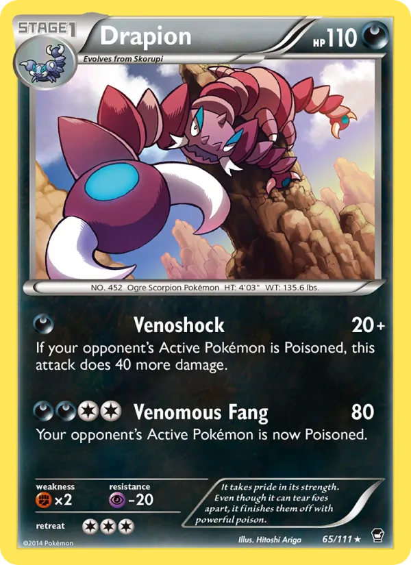 Drapion, Furious Fists No. 65