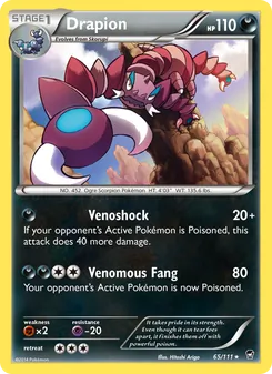 Drapion, Furious Fists No. 65 Normal