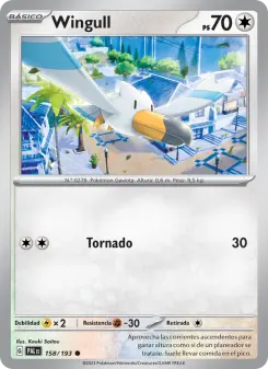 Wingull, Evoluciones en Paldea Nº 158 Normal
