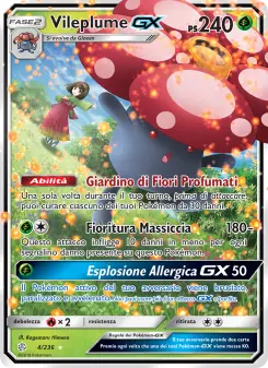 Vileplume GX, Eclissi Cosmica No. 4 Normal