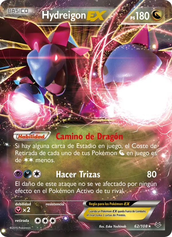 Hydreigon EX, Cielos Rugientes No. 62