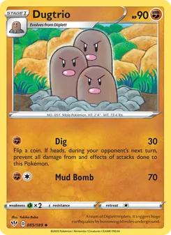 Dugtrio, Darkness Ablaze Nº 85 Normal