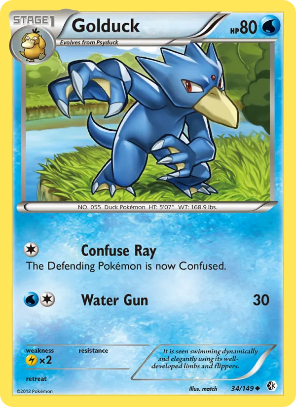 Golduck, Boundaries Crossed Nº 34